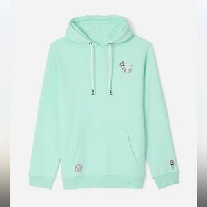 Goat USA men’s size xs hoodie.  Light green